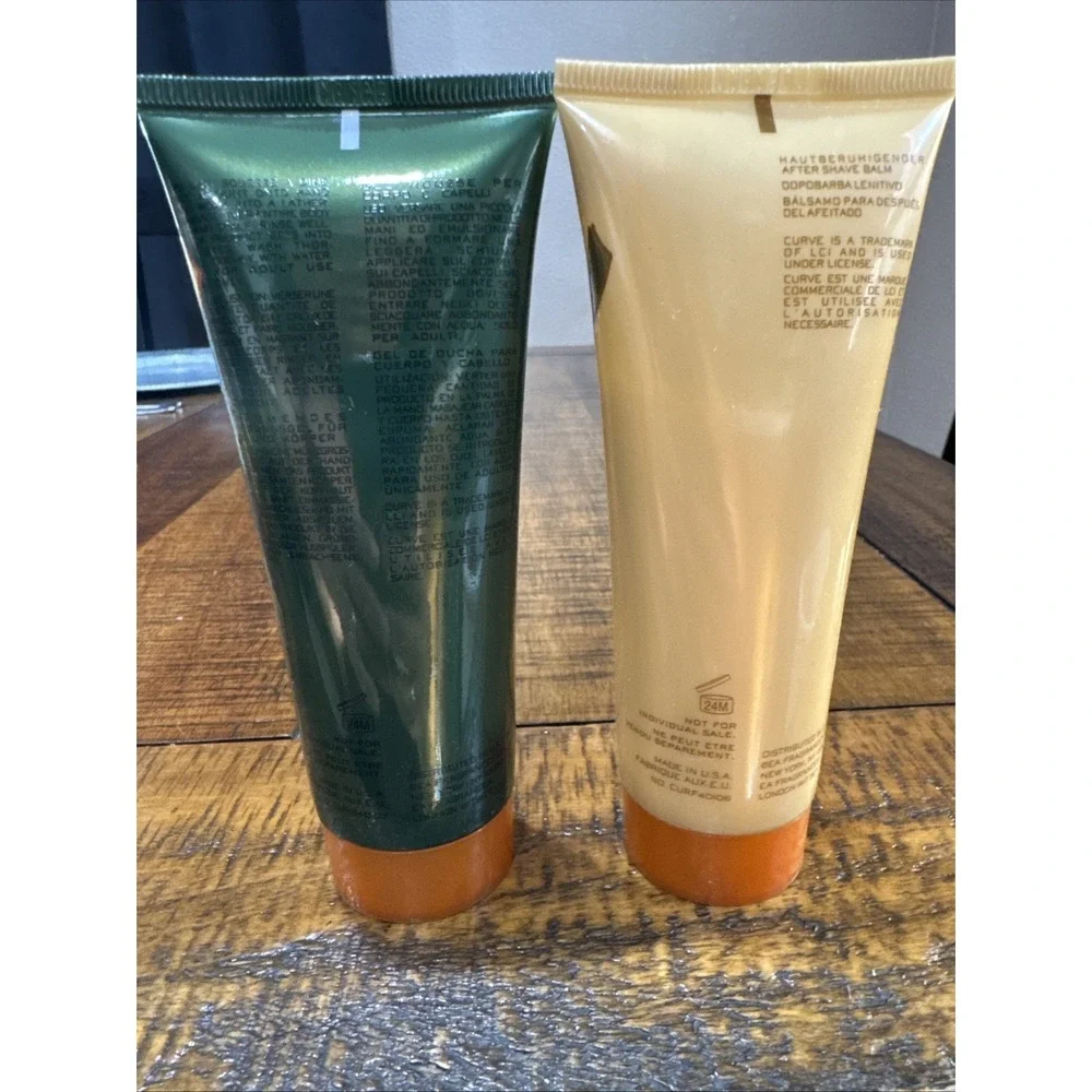 Curve Classic Aftershave‎ Balm & Shower Gel 3.4oz Each
